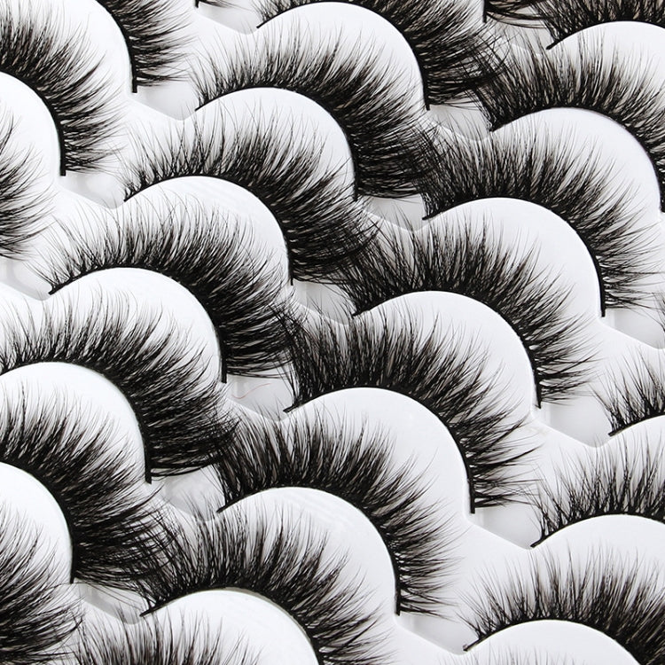 16pairs /Box Natural Long False Eyelashes Fluffy 3D Mink Lashes, Spec: L1