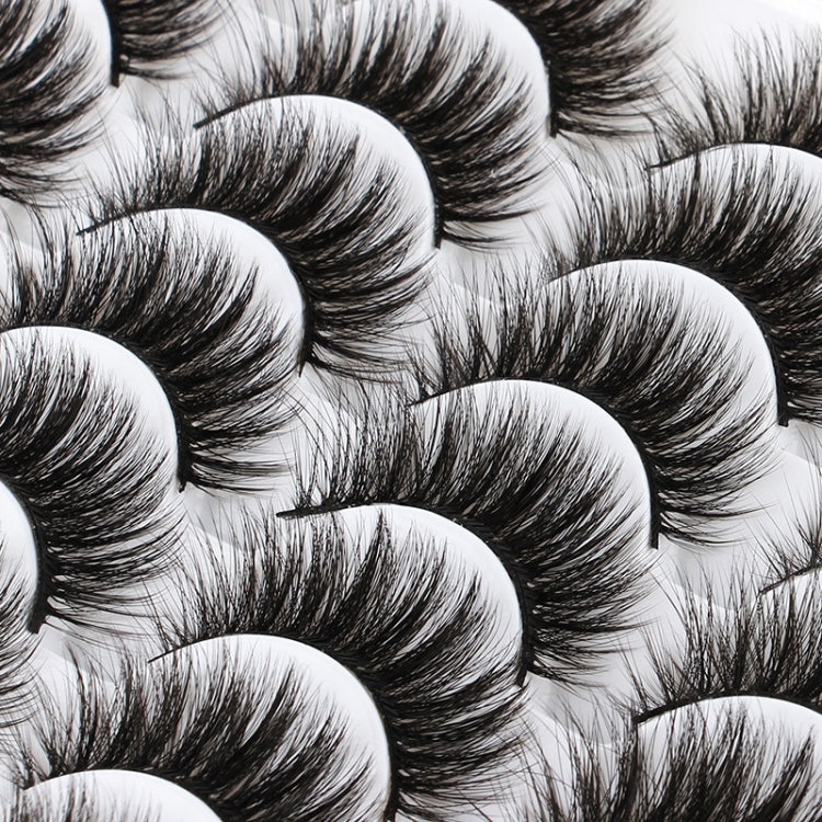 16pairs /Box Natural Long False Eyelashes Fluffy 3D Mink Lashes, Spec: L1