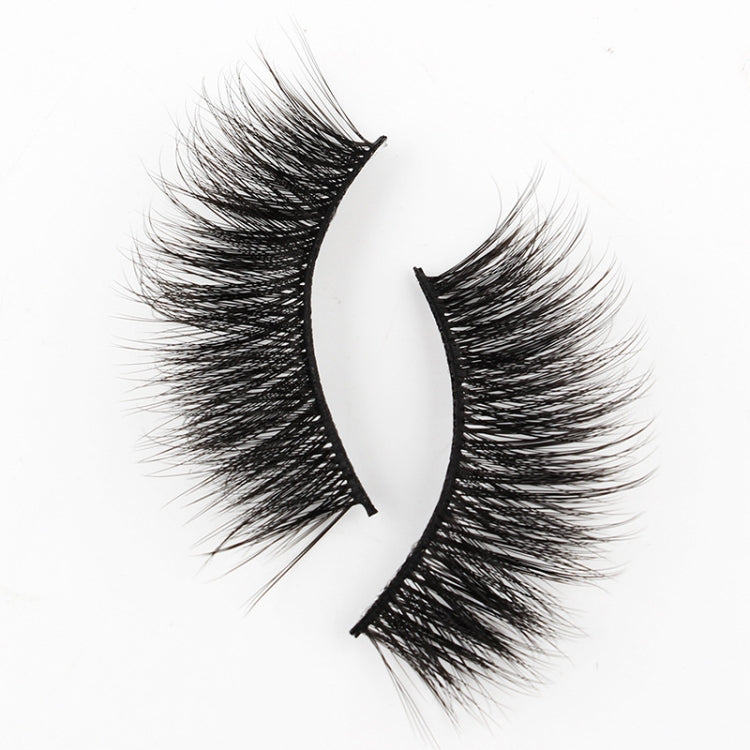 16pairs /Box Natural Long False Eyelashes Fluffy 3D Mink Lashes, Spec: L1