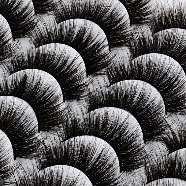 16pairs /Box Natural Long False Eyelashes Fluffy 3D Mink Lashes, Spec: L1