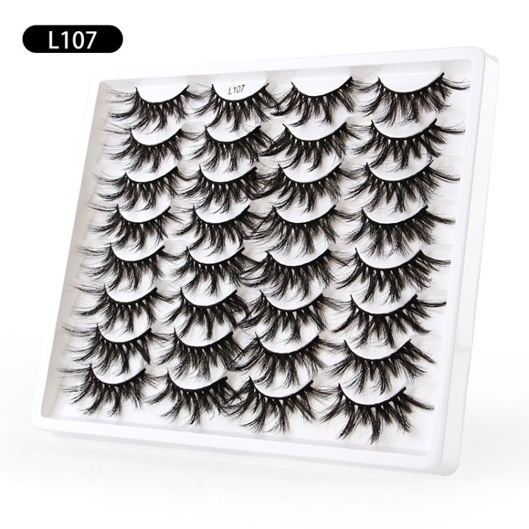 16pairs /Box Natural Long False Eyelashes Fluffy 3D Mink Lashes, Spec: L1