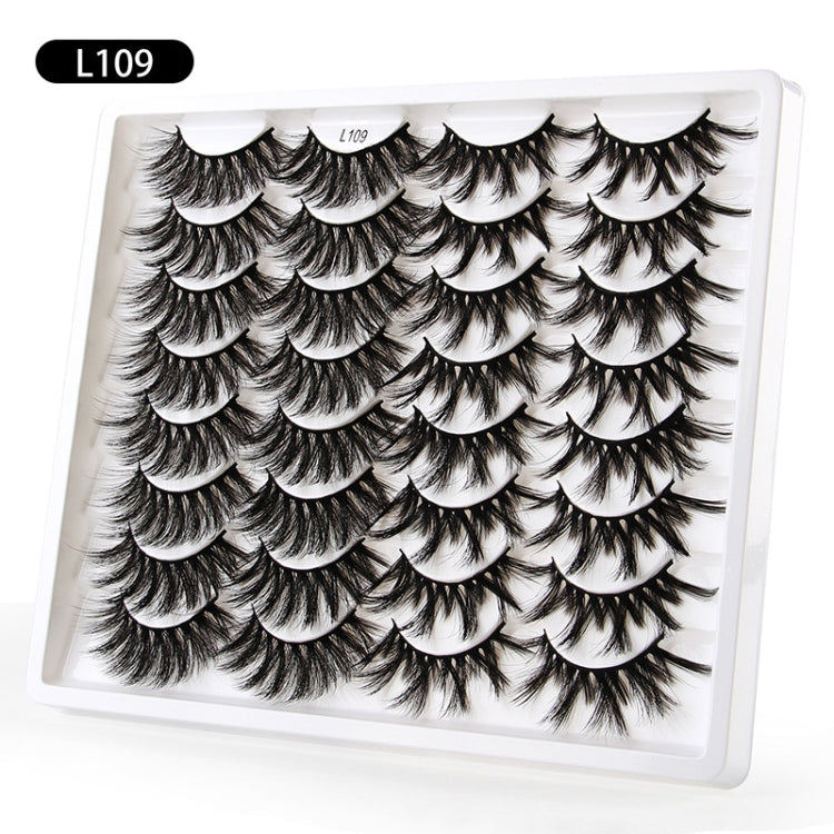 16pairs /Box Natural Long False Eyelashes Fluffy 3D Mink Lashes, Spec: L1
