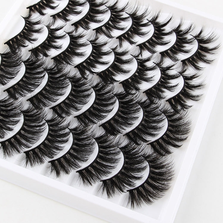 16pairs /Box Natural Long False Eyelashes Fluffy 3D Mink Lashes, Spec: L1