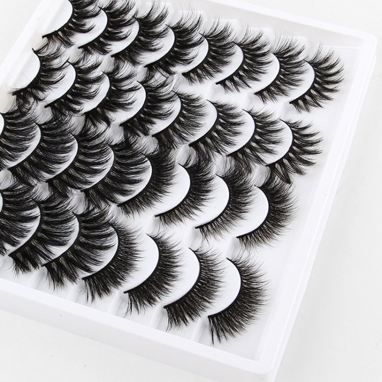16pairs /Box Natural Long False Eyelashes Fluffy 3D Mink Lashes, Spec: L1