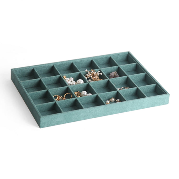 Suede Multifunctional Jewelry Display Tray Necklace Bracelet Bangle Display Case, Style: