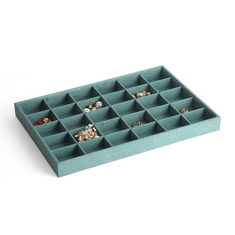 Suede Multifunctional Jewelry Display Tray Necklace Bracelet Bangle Display Case, Style: