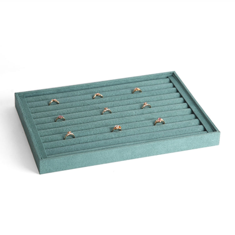 Suede Multifunctional Jewelry Display Tray Necklace Bracelet Bangle Display Case, Style: