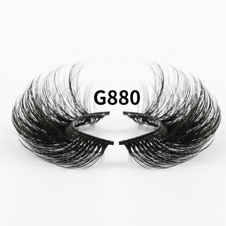 8pairs /Box Naturally Thick Eyelashes Large Curvature Curling False Eyelashes G88