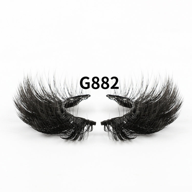 8pairs /Box Naturally Thick Eyelashes Large Curvature Curling False Eyelashes G88