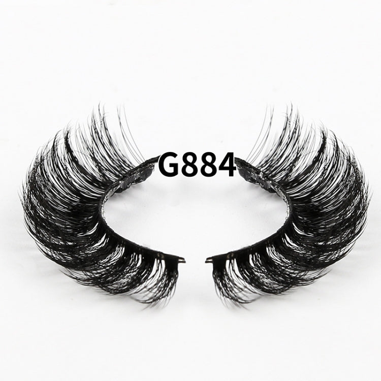 8pairs /Box Naturally Thick Eyelashes Large Curvature Curling False Eyelashes G88