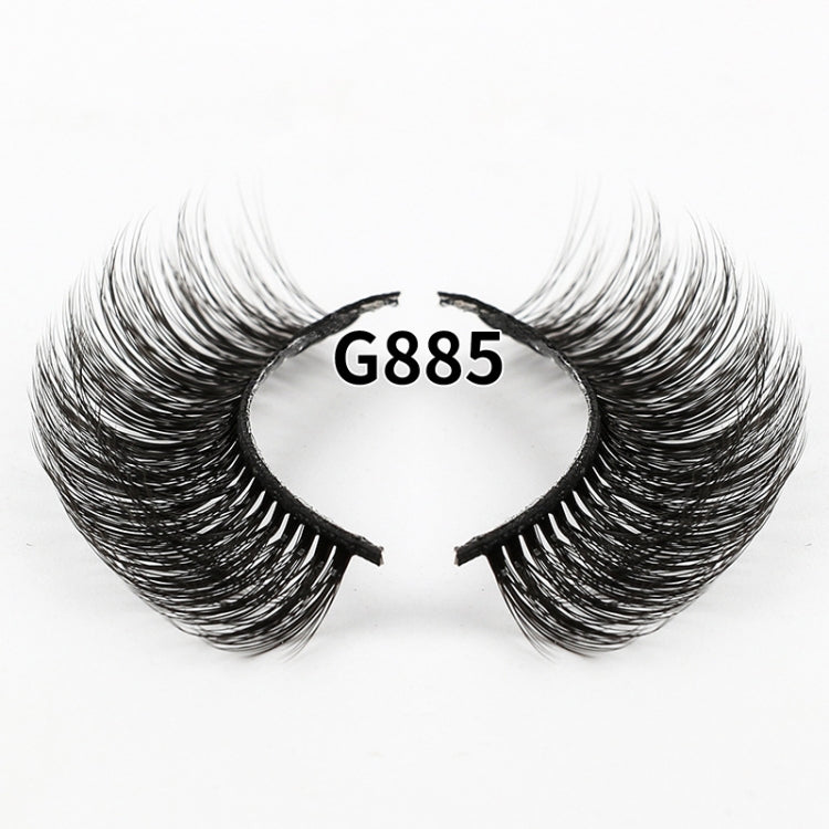 8pairs /Box Naturally Thick Eyelashes Large Curvature Curling False Eyelashes G88