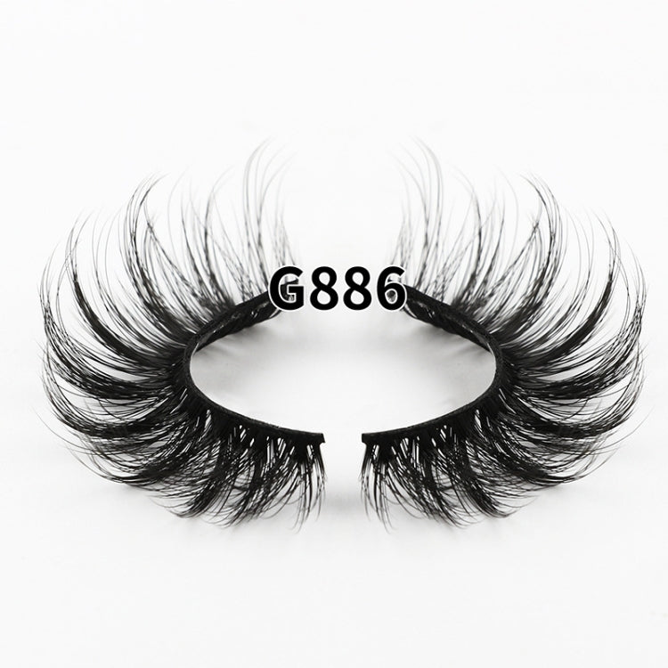 8pairs /Box Naturally Thick Eyelashes Large Curvature Curling False Eyelashes G88