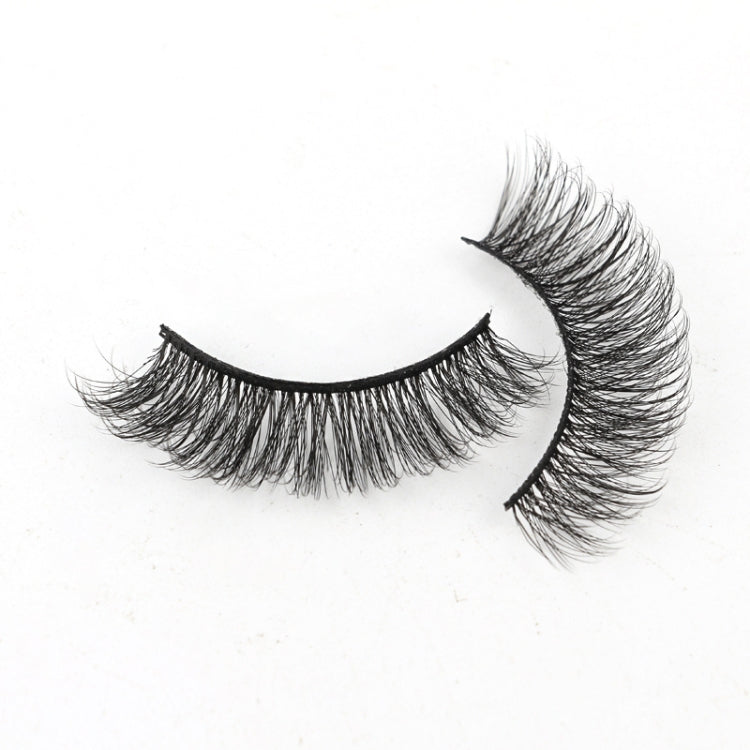 10pairs /Box Russian Strip Lashes 7D Imitation Mink Volume Fluffy Natural False Eyelashes 7D-