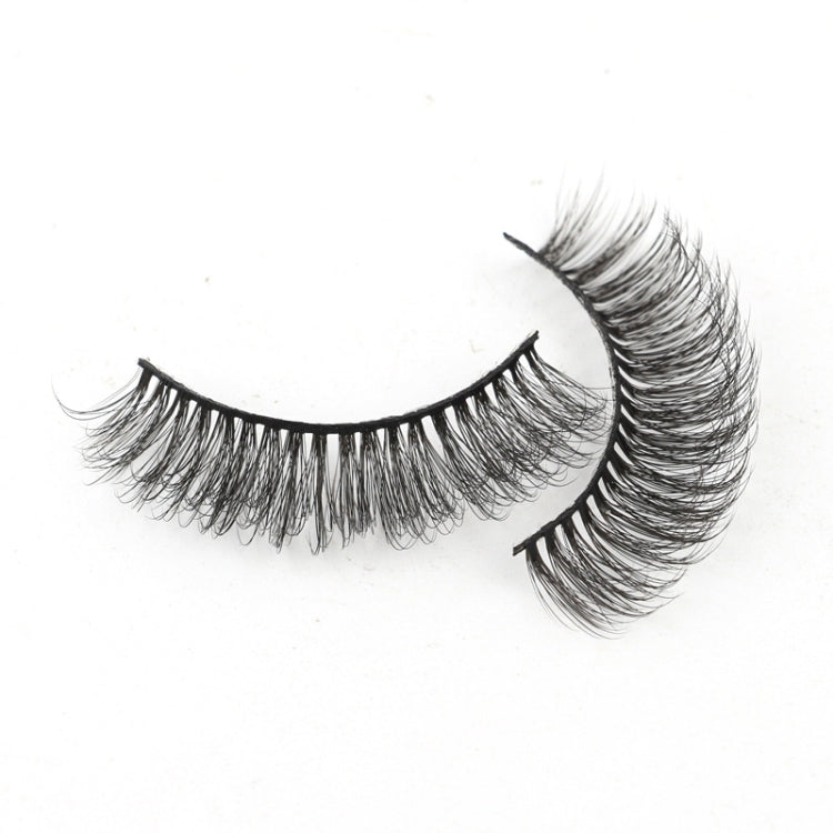 10pairs /Box Russian Strip Lashes 7D Imitation Mink Volume Fluffy Natural False Eyelashes 7D-