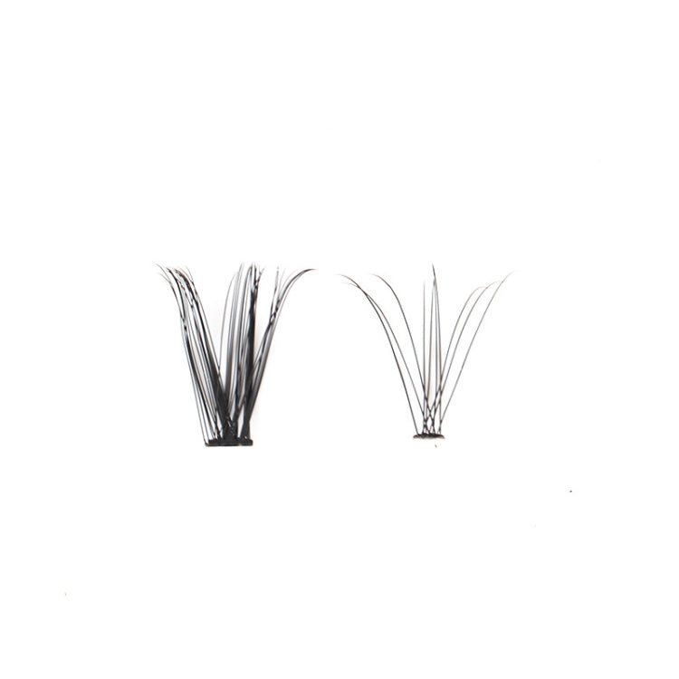 10rows /Box 10D+20D Naturally Thick Grafted Eyelashes 0.07 Single Cluster Implanted False Eyelashes