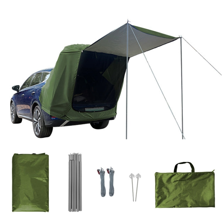 With Pole Outdoor Rear End Tent Camping Canopy Roof Extension Tent
