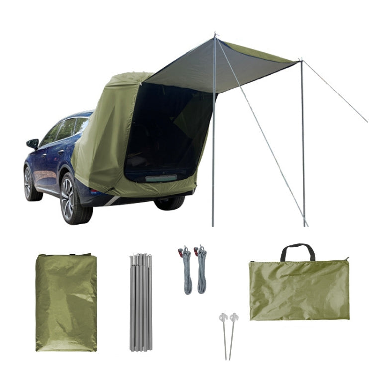 With Pole Outdoor Rear End Tent Camping Canopy Roof Extension Tent