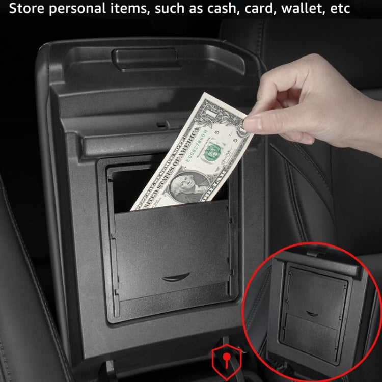 For Tesla Model Y / 3  Armrest Hidden Storage Box Central Control Storage Box