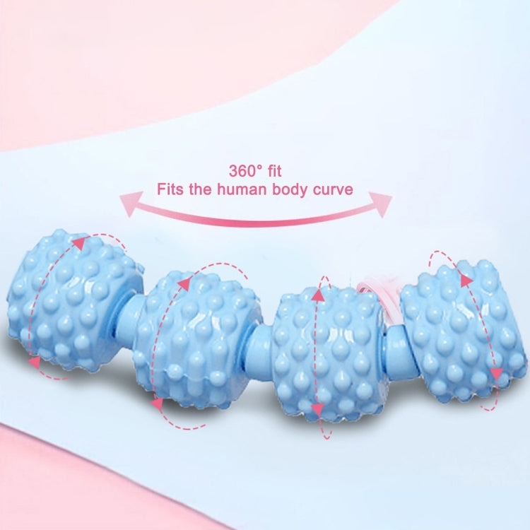 12 Wheels Deep Tissue Muscle Roller Massager For Legs, Neck, Arms