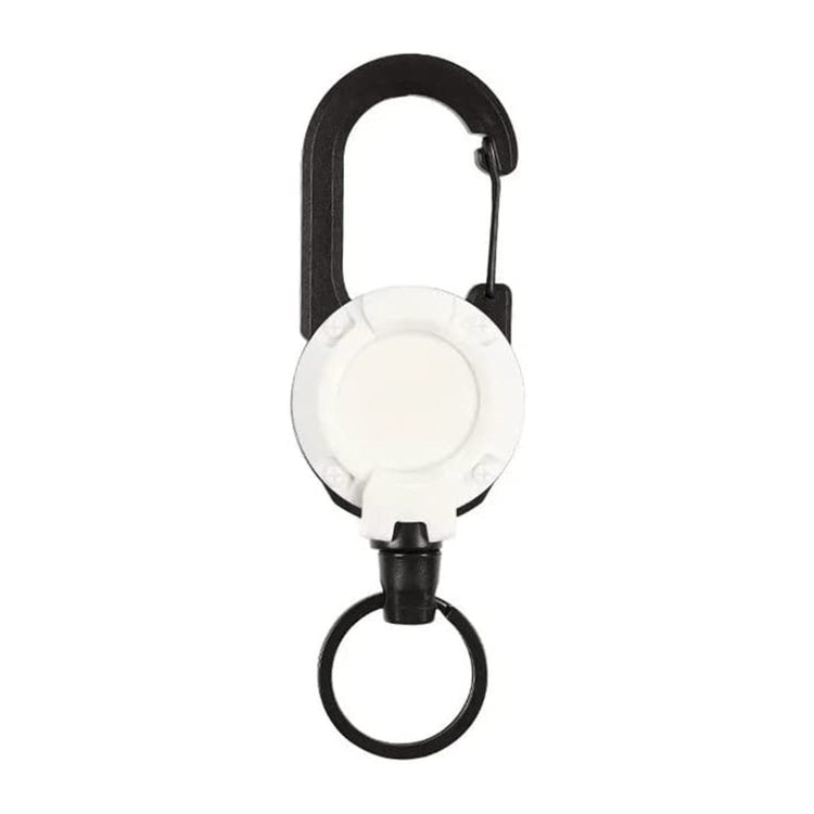 Flexible Climbing Backpack Buckle Retractable Pull Badges Reel Sports Keychain
