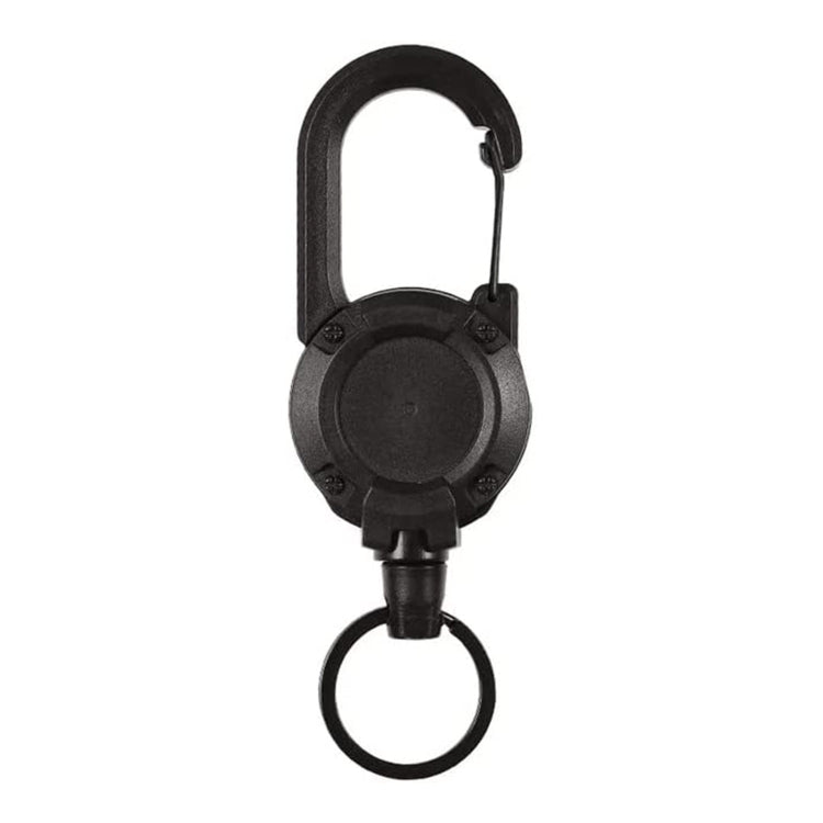 Flexible Climbing Backpack Buckle Retractable Pull Badges Reel Sports Keychain