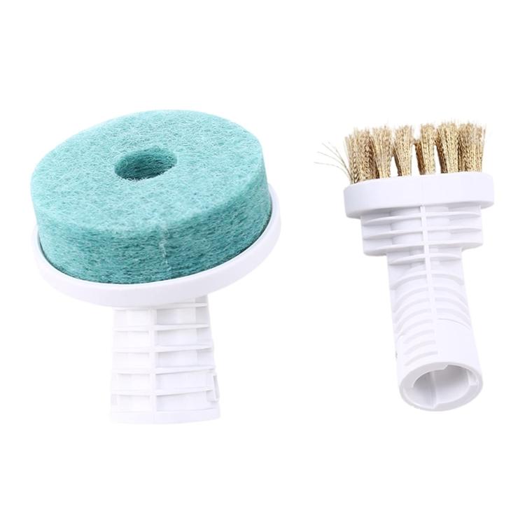 For Xiaomi Youpin Deerma DEM-ZQ610 Cleaning Machine Accessories Set - 2 Copper Wire Brushes + 3 Cleaning Heads