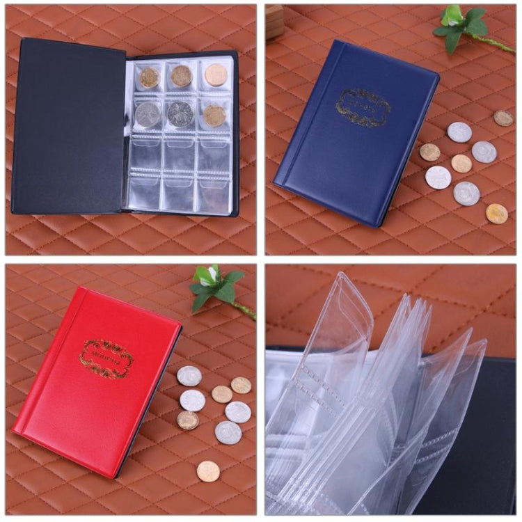 2 PCS Russian Cover 120 Coins Pocket-sized Collection Album