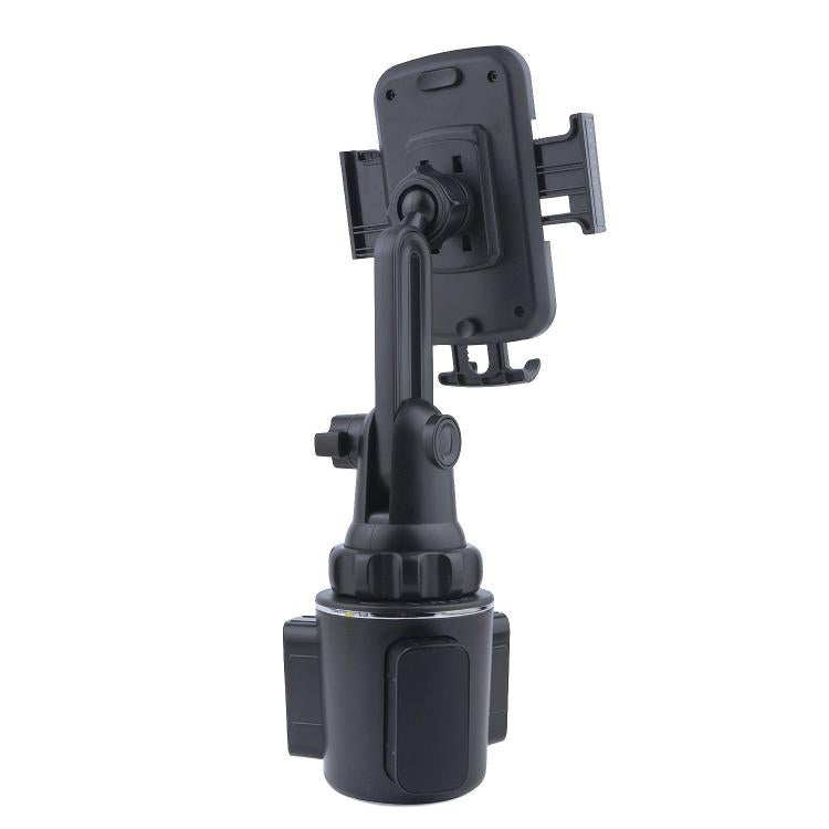 Car Water Cup Holder Mobile Phone Holder - Black