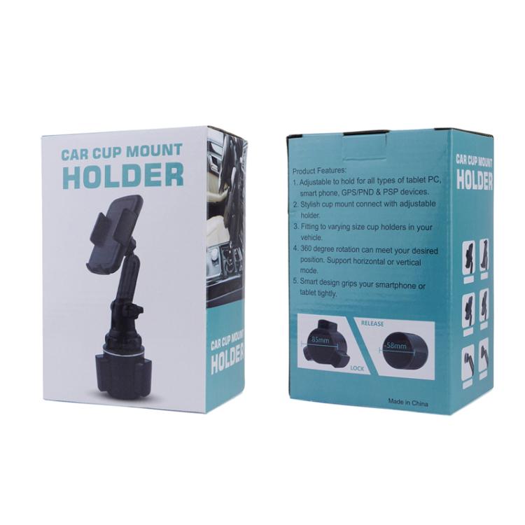 Car Water Cup Holder Mobile Phone Holder - Black