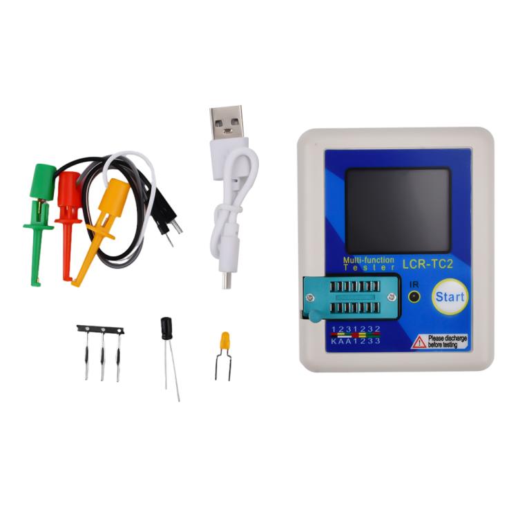 LCR-TC2 Transistor Tester Full-Color Screen Component Checker V2.3E, Spec: English Version