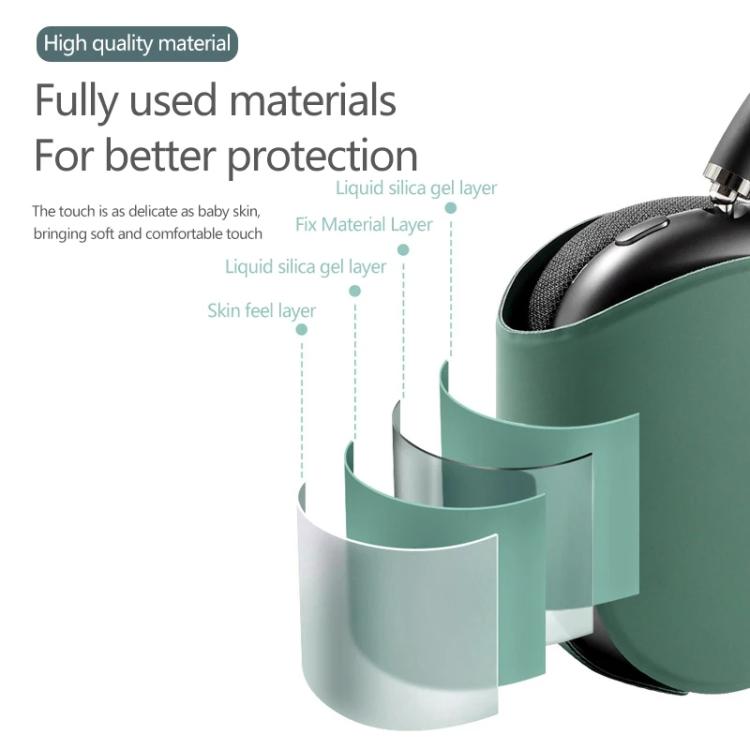 For AirPods Max 2 / Max Headphone Protective Cover Soft Case  - Dark Green
