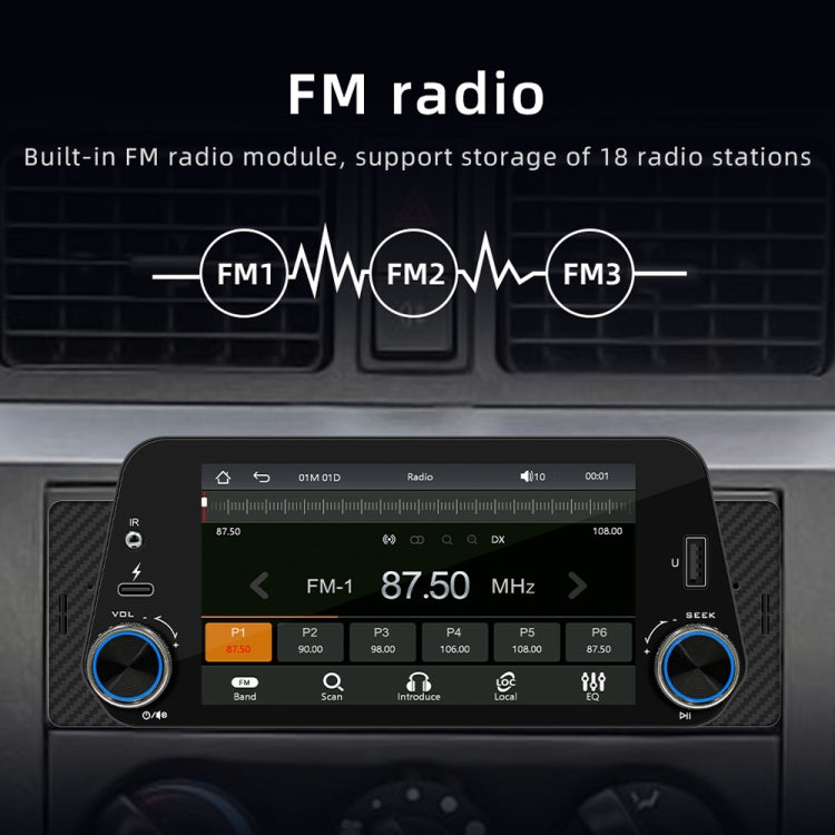 5-Inch Wireless MP5 Car Universal Bluetooth Hands-Free Radio - F152W