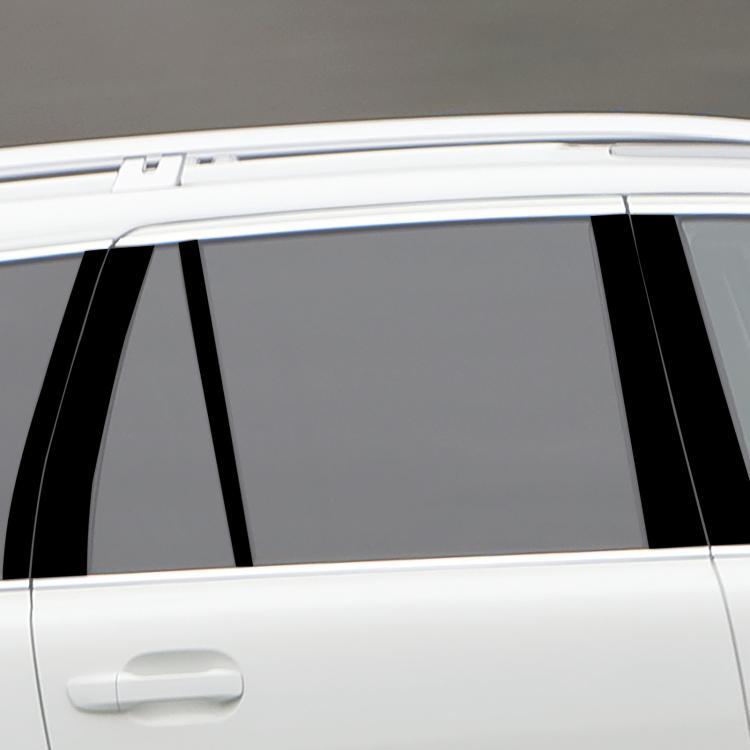 For 2003-2014 Volvo XC90 10pcs /Set Universal B-pillar Decorative Sticker for Left and Right Drive - Black