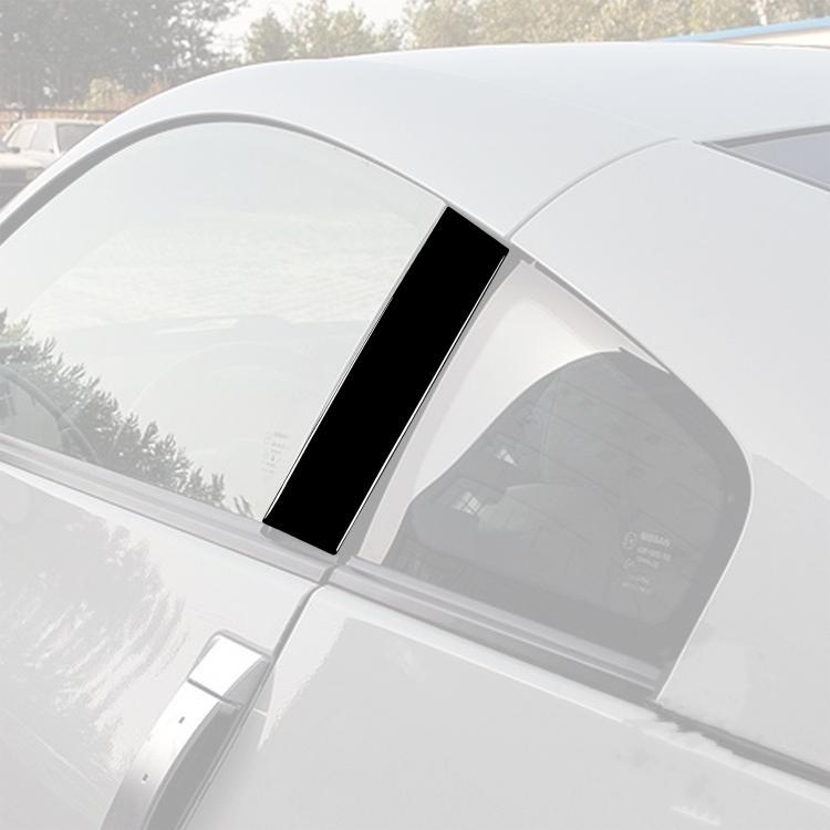 For 2003-2009 Nissan 350z 2pcs /Set Universal B-pillar Decoration Sticker for Left and Right Drive - Black