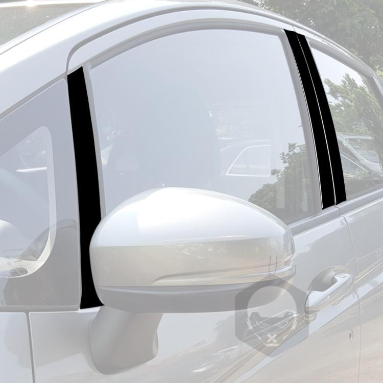 For 2014-2018 Honda Fit 8pcs /Set Universal B-Pillar Decoration Stickers For Left And Right Driving - Black