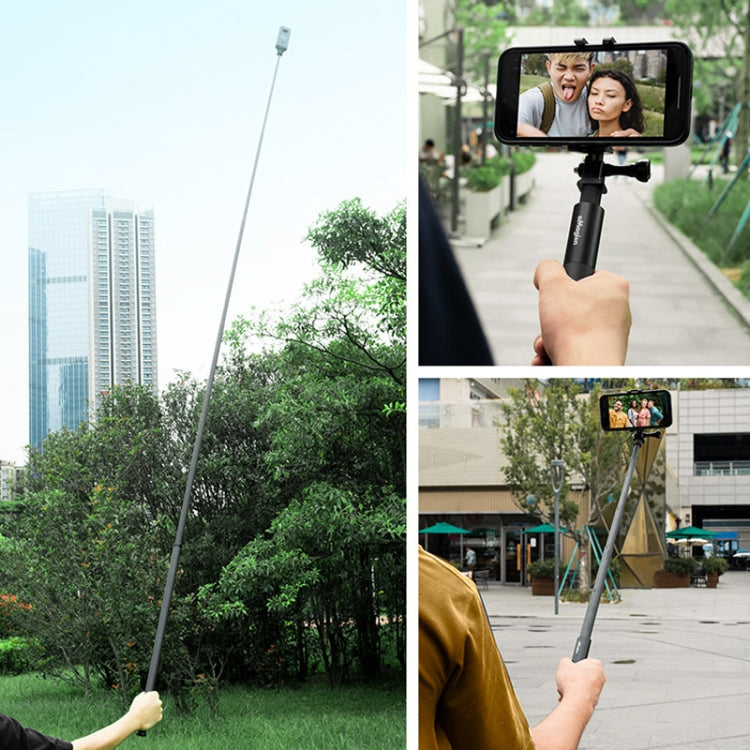 aMagisn 120cm Invisible Straight Pull Selfie Stick Sports Camera Accessories, Specification: Single Rod