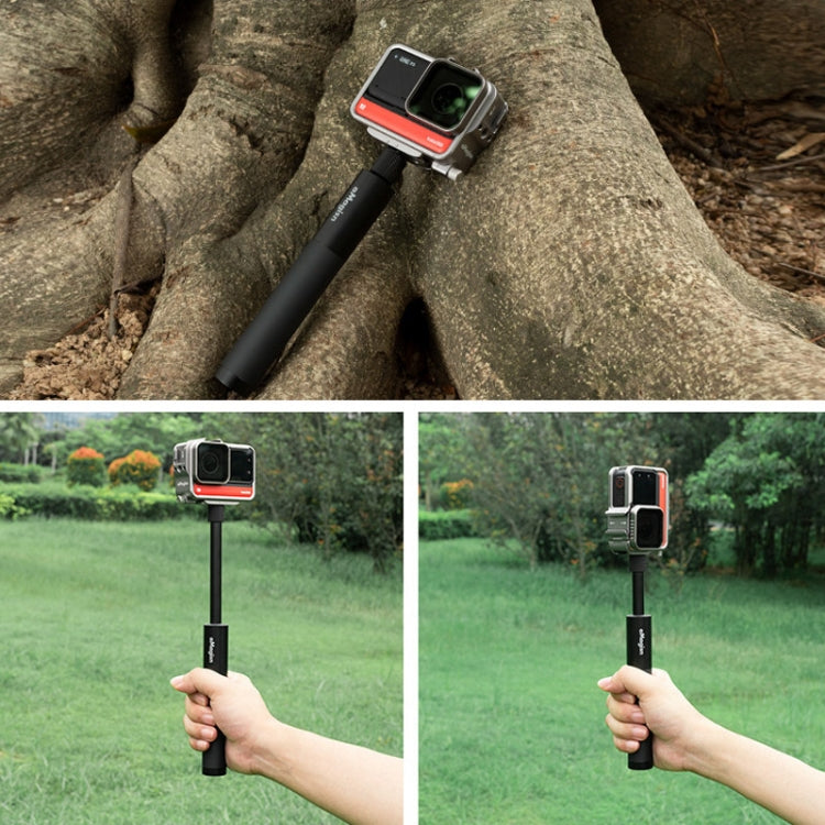 aMagisn 120cm Invisible Straight Pull Selfie Stick Sports Camera Accessories, Specification: Single Rod