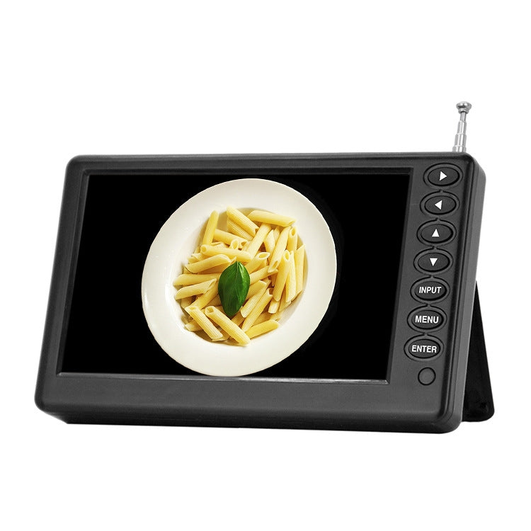 5 Inch Ultra-Thin Portable Car Digital LCD TV, EU Plug - ATSC