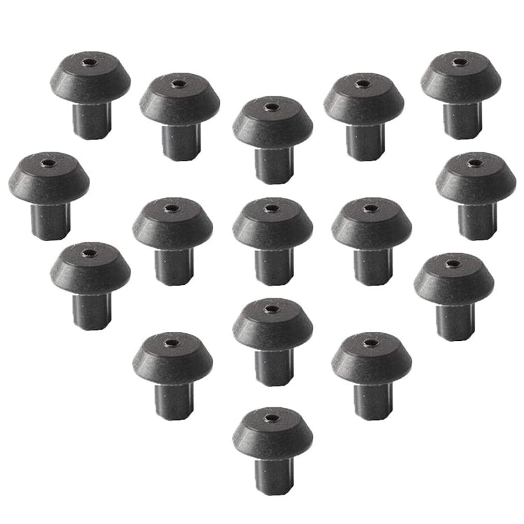 16pcs /Pack WB2K101 Rubber Feet for GE Kenmore Burner Grate Replaces WB02T10461 AP2622260 - Black