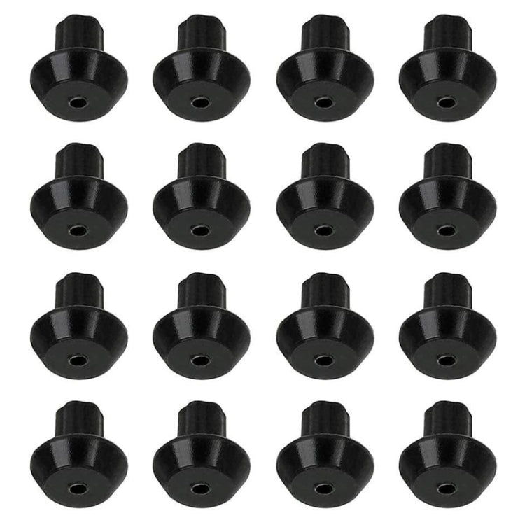 16pcs /Pack WB2K101 Rubber Feet for GE Kenmore Burner Grate Replaces WB02T10461 AP2622260 - Black
