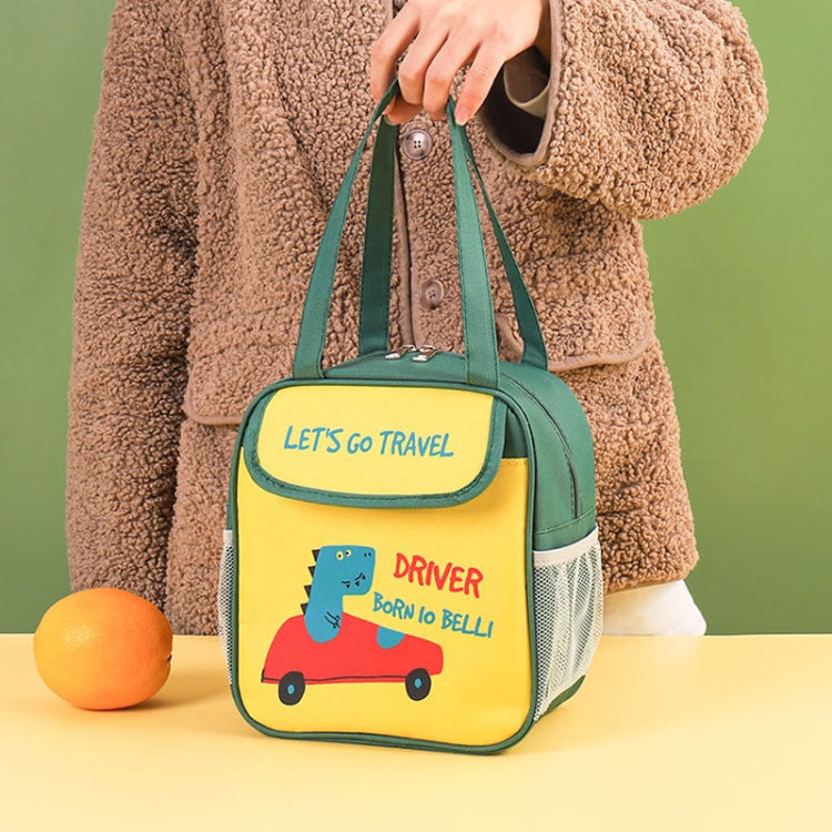 Portable Lunch Bag Bento Box Carrying Case Cute Cartoon Insulated Picnic Bag, Color: X-blue