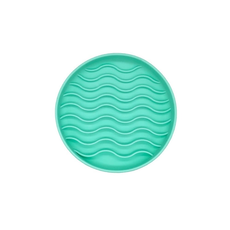 20cm  Round Pet Licking Mat With Large Suction Cup Dog Slow Food Plate