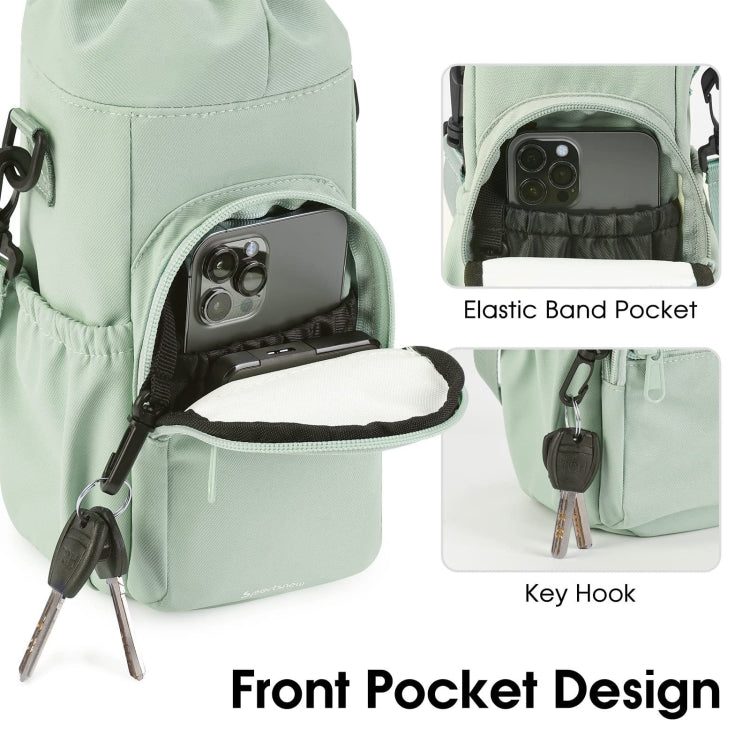 Water Bottle Holder With Strap Cross Body Sling Bag For Within 40oz Cup