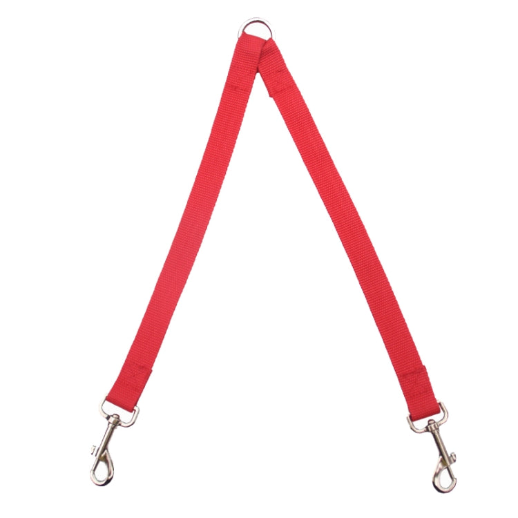 Small Pet Dual-Headed Tow Leash One Tow Two Hook And Loop Fastener