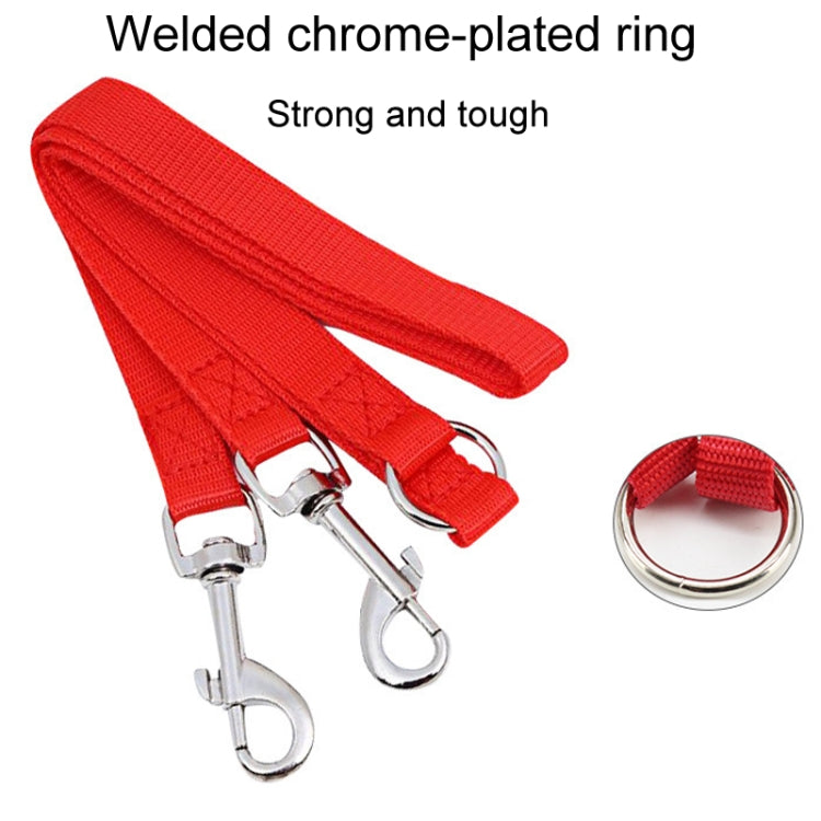 Large Pet Dual-Headed Tow Leash One Tow Two Hook And Loop Fastener