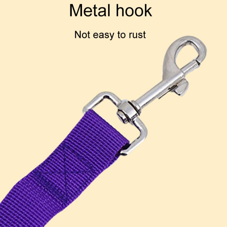 Large Pet Dual-Headed Tow Leash One Tow Two Hook And Loop Fastener