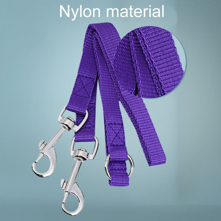 Large Pet Dual-Headed Tow Leash One Tow Two Hook And Loop Fastener