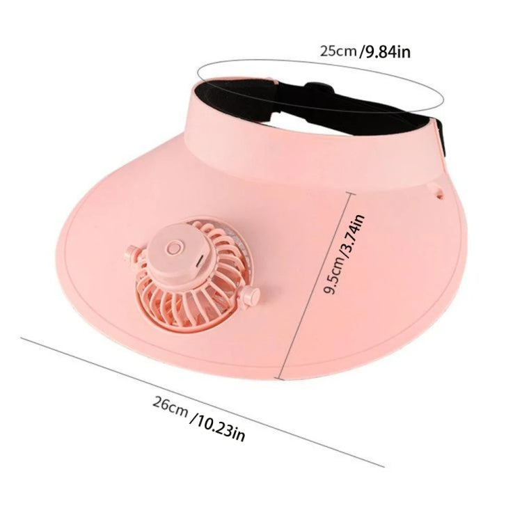 Summer Outdoor Sun Protection Adjustable Rotating Fan Sun Hat