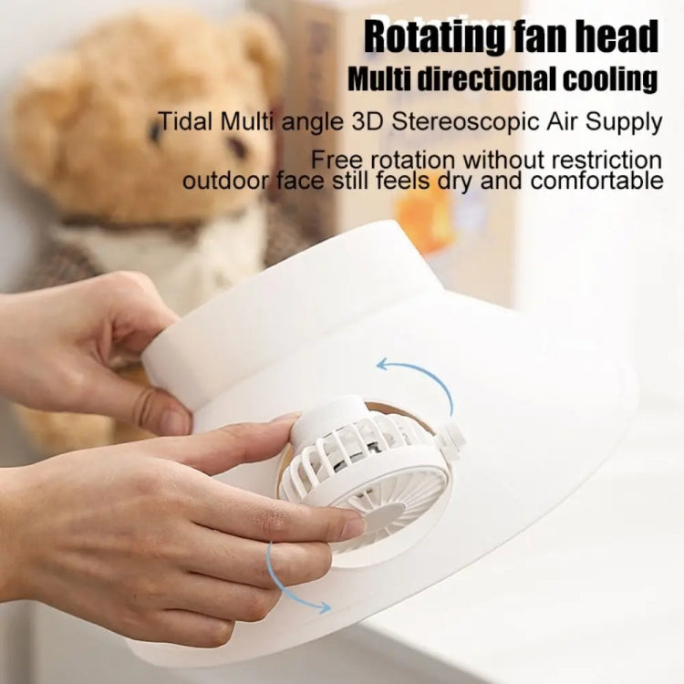 Summer Outdoor Sun Protection Adjustable Rotating Fan Sun Hat