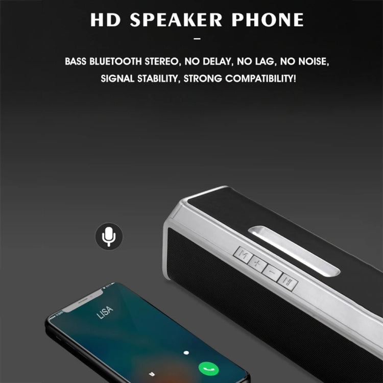 NBY 6690 TWS Couplet FM Multifunctional Desktop Plug-in Card Bluetooth Speaker